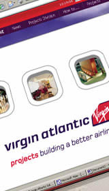 Virgin Atlantic Projects Division Website